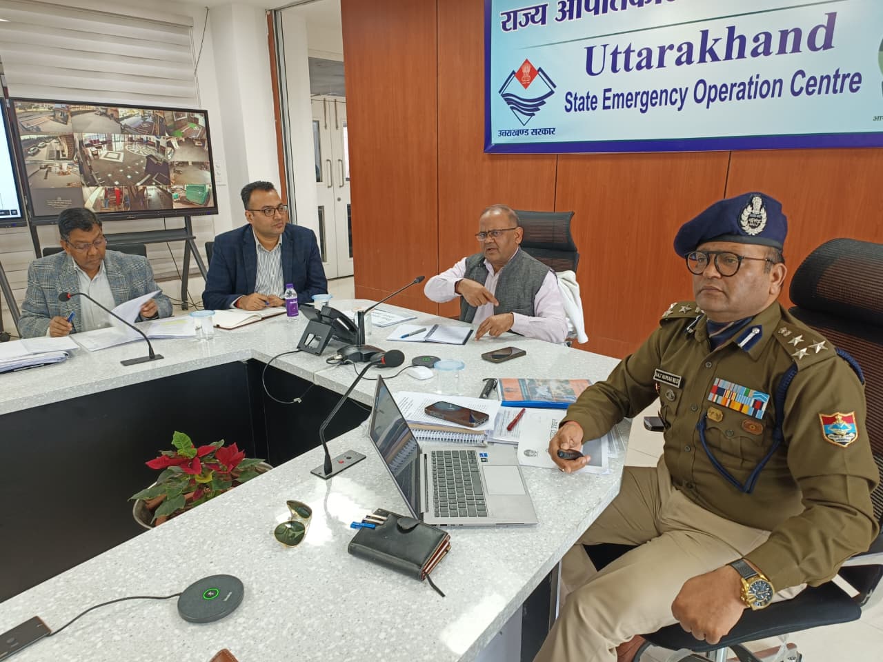 सचिव आपदा प्रबंधन ने की प्रगति की समीक्षा