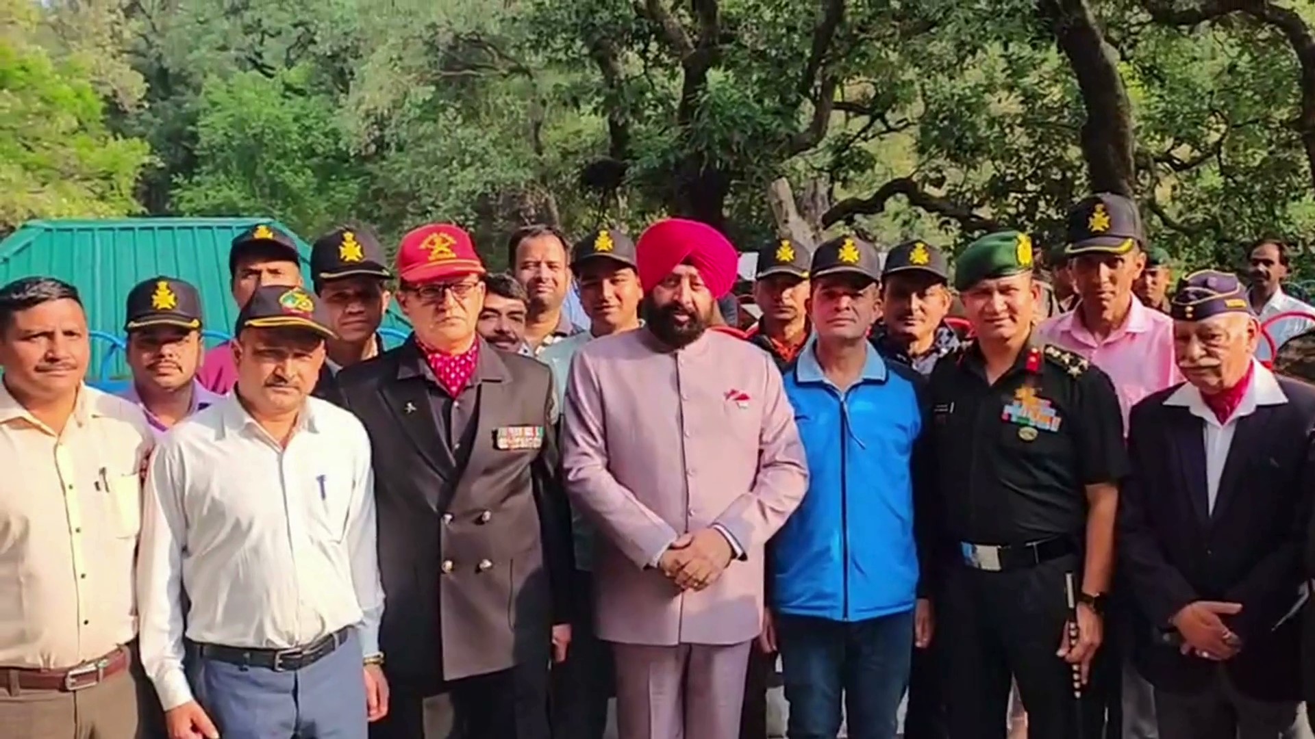 राज्यपाल गुरमीत सिंह पहुंचे लैंसडाउन