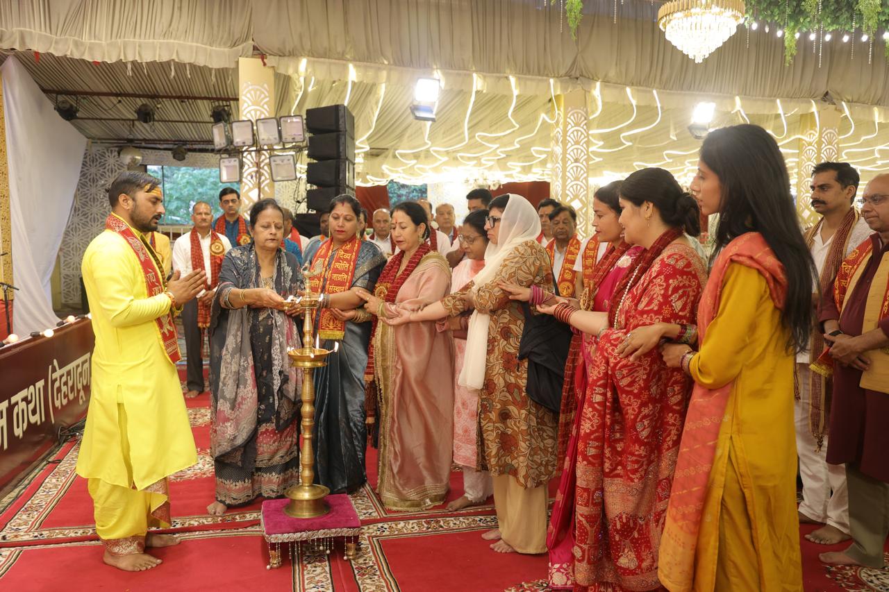 आधुनिक जीवन की अपरिहार्य अनिवार्यता है राम राज्य, यह एक त्रेता युगीन भारत का जीवंत दर्शन है- कथाव्यास साध्वी दीपिका भारती