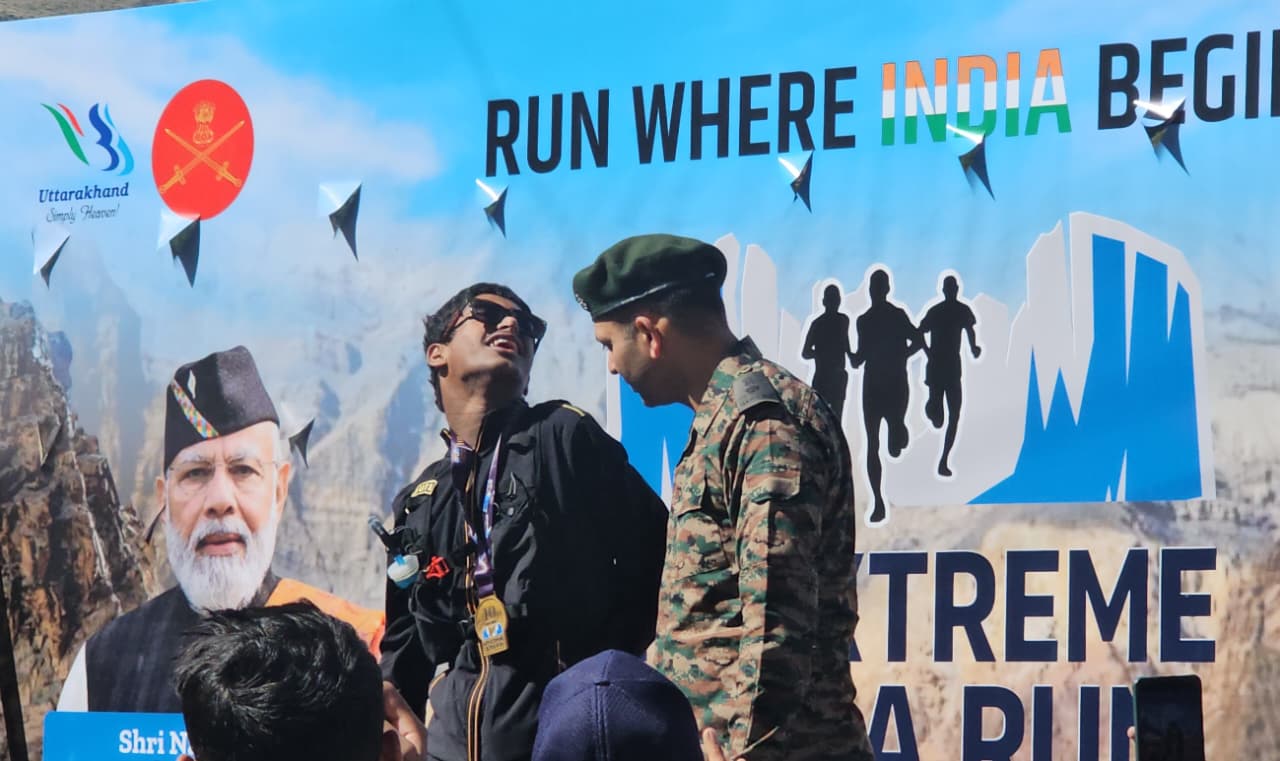 अनुराग रावत ने “नीति एक्सट्रीम अल्ट्रा रन” में दिखाई अदम्य इच्छाशक्ति